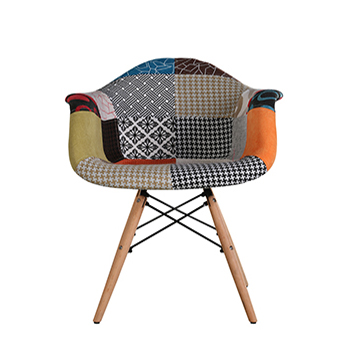 Fabric Armrest Dining Chair/DN-1002D