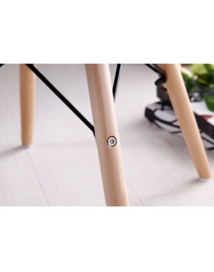 Plastic wood leg Bar stool/PP-623-T