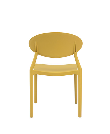 Plastic stackable colorfull dinning chair/PP-107