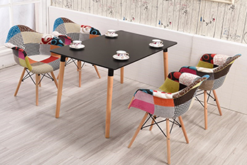 Fabric Armrest Dining Chair/DN-1002D