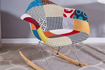 Fabric Dining Rocking Chair/RC-1020-D3