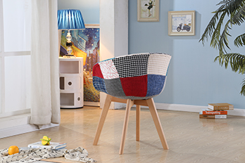 Fabric Armrest Dining Chair/DN-647P-C