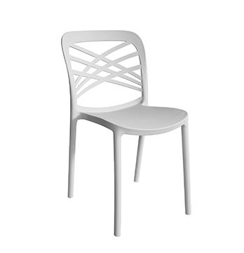 Plastic stackable dining chair/PP-86