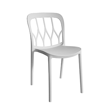 Plastic stackable dining chair/PP-84