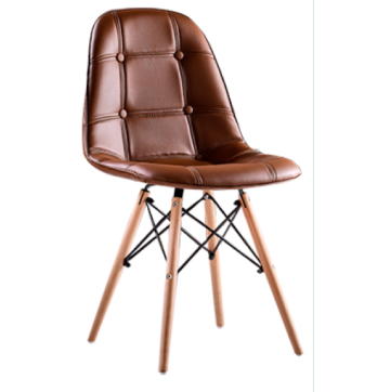 PU Seat Armless Dining Chair/PP-623C-PU