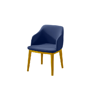 Europe luxury velvet fabric modern dining chair/DN-006