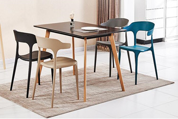 Plastic stackable dining chair/PP-102