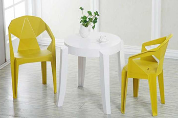 Plastic stackable dining chair/PP-645