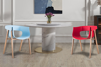 Plastic modern Dining chair/Collar62-A