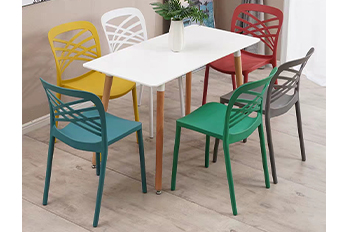 Plastic stackable dining chair/PP-86