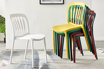 Plastic stackable dining chair/PP-83