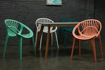 Plastic stackable dining chair/PP-725