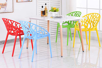 Plastic stackable dining chair/PP-732