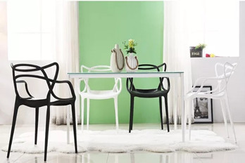 Plastic stackable dining chair/PP-601