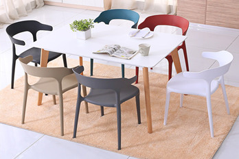 Plastic stackable dining chair/PP-102