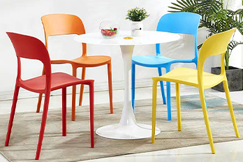 Plastic stackable dining chair/PP-637