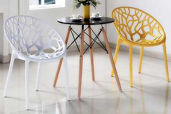 Plastic stackable dining chair/PP-732