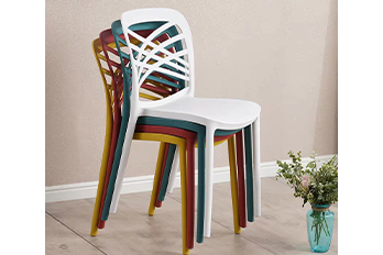 Plastic stackable dining chair/PP-86