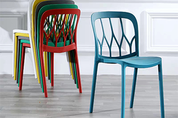 Plastic stackable dining chair/PP-84