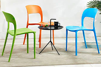 Plastic stackable dining chair/PP-637