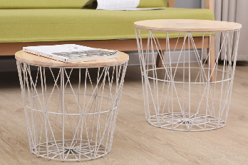 Nesting coffee table with storage/M-006