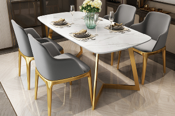 Europe luxury velvet fabric modern dining chair/DN-006