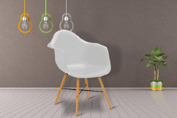 Plastic Leisure Dining Chair/PP-620-X