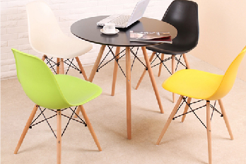 Modern round side dining table/DT-02B