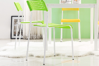 Plastic stackable dining chair/PP-686