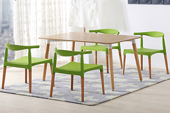 Plastic Wishbone Dining chair/PP-100