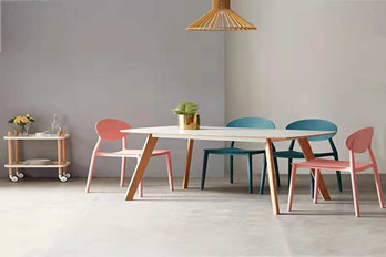 Plastic stackable colorfull dinning chair/PP-107