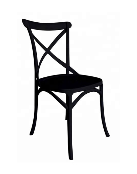 Wedding events Use PP plastic cross back chair /PP-689