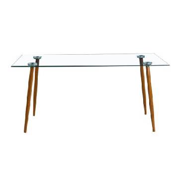 Tempered clear glass dinning table/2018012