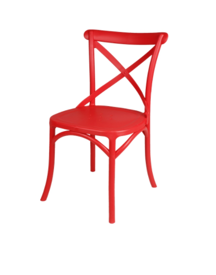 Wedding events Use PP plastic cross back chair /PP-689