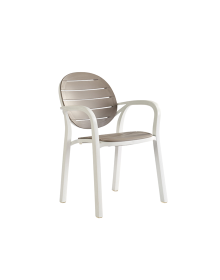 Plastic Armrest Dining Chair/PP-641