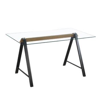 Tempered glass kitchen glass table/2018015