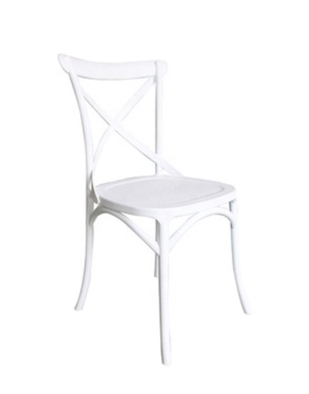 Wedding events Use PP plastic cross back chair /PP-689