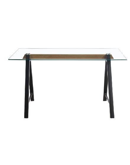 Tempered glass kitchen glass table/2018015