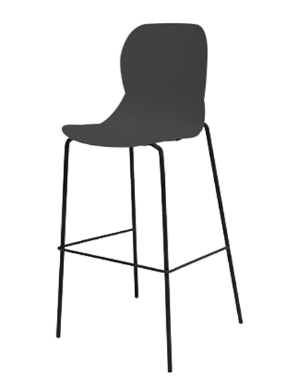 Plastic Cafe Shop Bar Chair/PP-5129-M