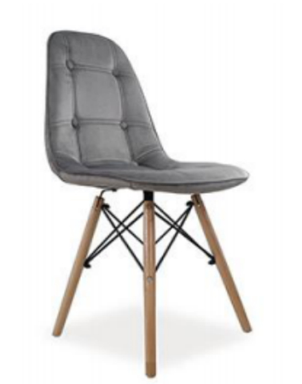 Velvet Armless Dining Chair/PP-623C-R