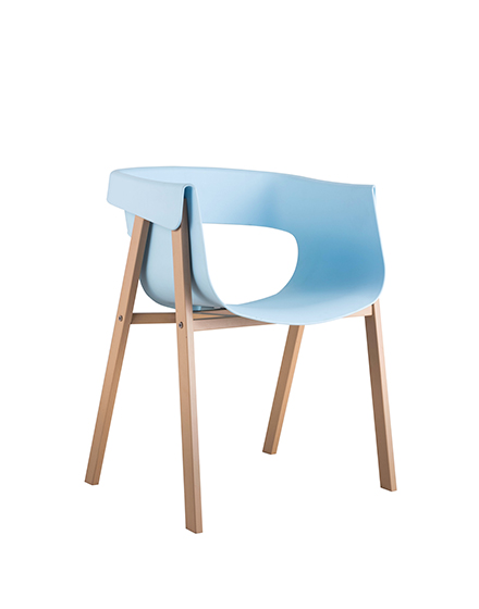 Plastic modern Dining chair/Collar62-A