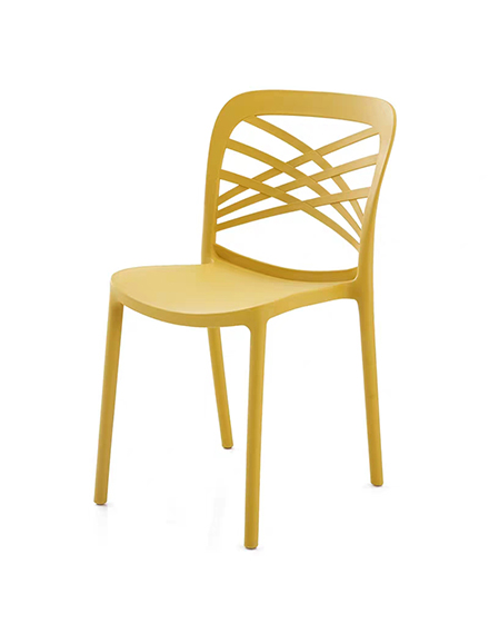 Plastic stackable dining chair/PP-86