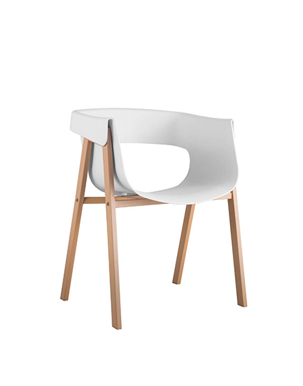 Plastic modern Dining chair/Collar62-A