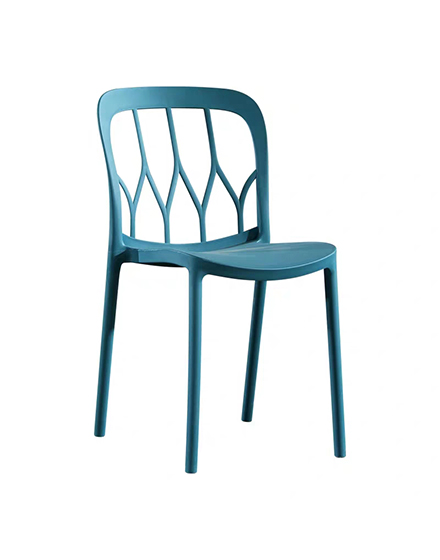 Plastic stackable dining chair/PP-84