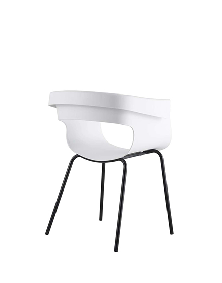 Plastic modern Dining chair/Collar62-B