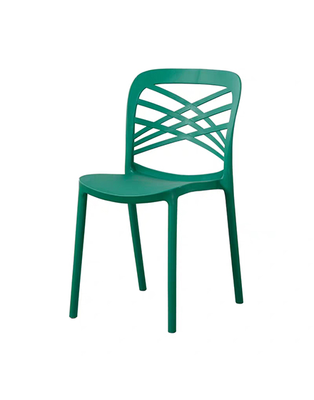 Plastic stackable dining chair/PP-86