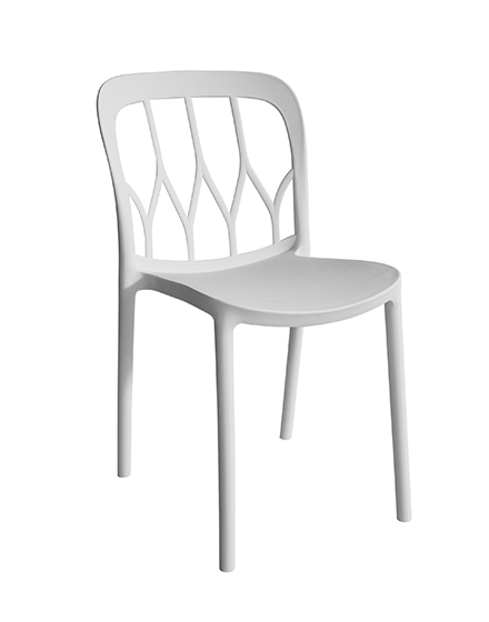 Plastic stackable dining chair/PP-84