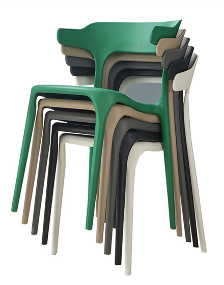 Plastic stackable dining chair/PP-102