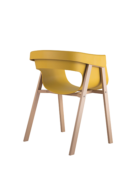 Plastic modern Dining chair/Collar62-A