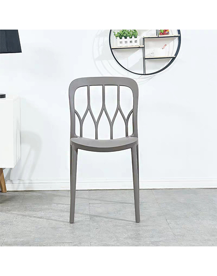 Plastic stackable dining chair/PP-84